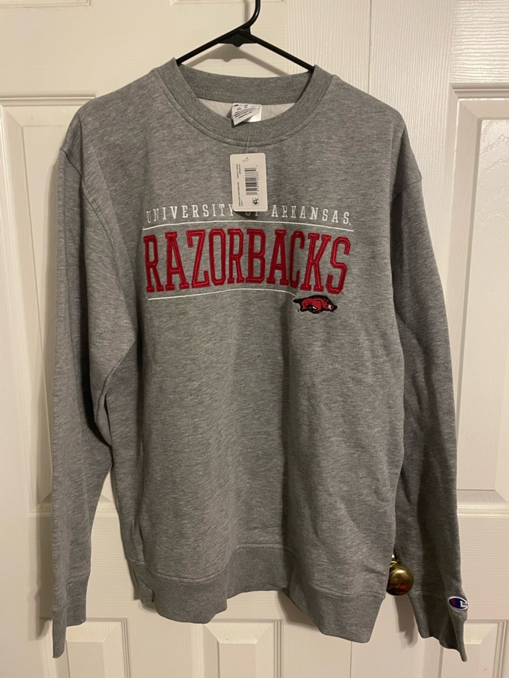NWT Champion Nebraska Razorbacks Crewneck Sweatshirt